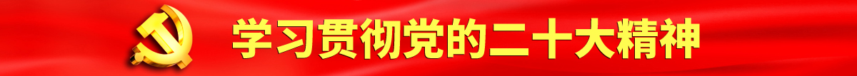 日日肏逼认真学习贯彻落实党的二十大会议精神